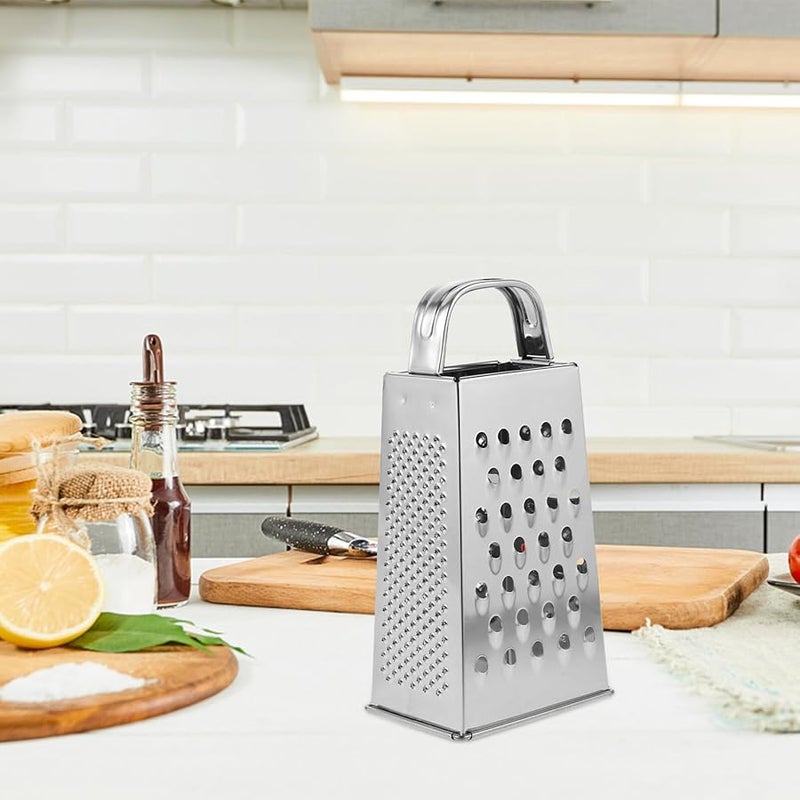 Stainless Steel Vegetable Grater Cheese Slicer With Non Slip Handle And Widened Cutter - Image 5